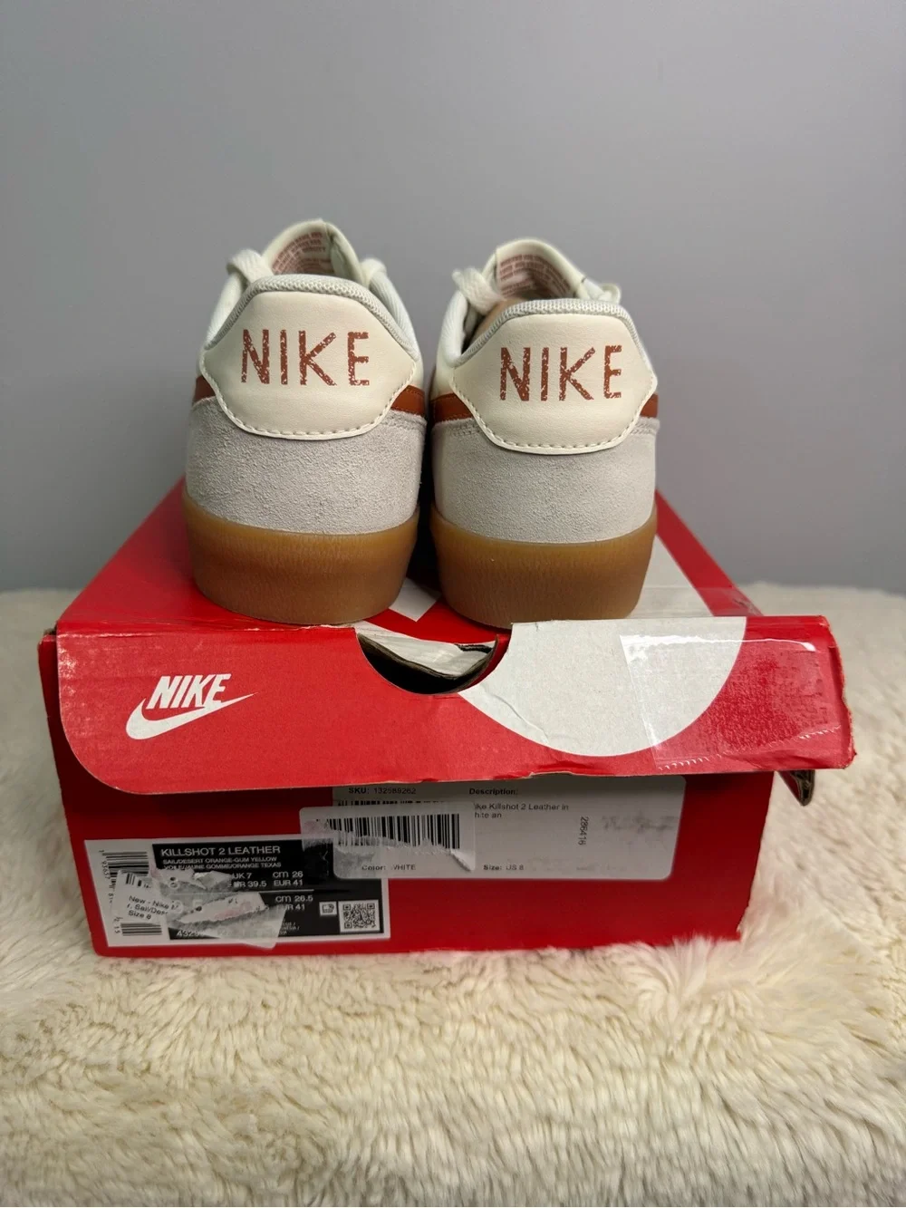 Nike Killshot 2 Leather Sail/Desert Orange/Gum Yellow Low Top Men